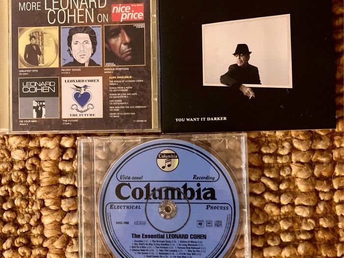 3 Leonard Cohen CDs