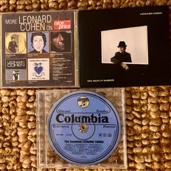 3 Leonard Cohen CDs