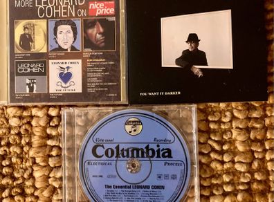 3 Leonard Cohen CDs