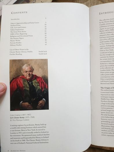 Albrecht Durer.a Guide To  The Prints Of Albrecht Durer In The Chester Beatty Library Dublin.