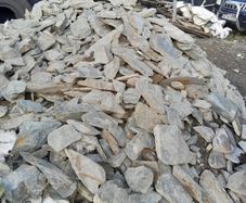 Building stone, cobbles