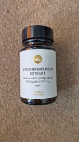 Full Spectrum Lemon Balm Extract 200mg x 90