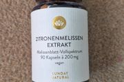 Full Spectrum Lemon Balm Extract 200mg x 90
