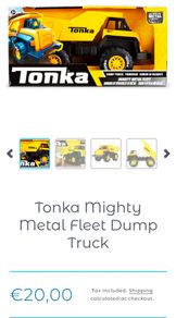 Tonka Mighty Metal Fleet Dump Truck