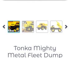Tonka Mighty Metal Fleet Dump Truck