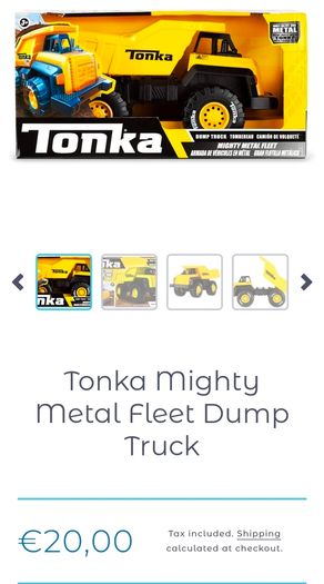 Tonka Mighty Metal Fleet Dump Truck