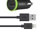 Belkin Fast car charger with iPhone USB cable-#000310