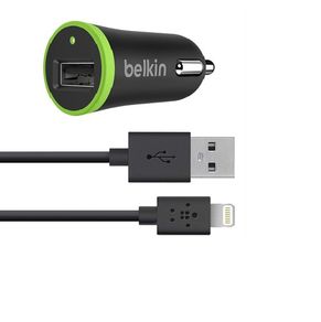 Belkin Fast car charger with iPhone USB cable-#000310