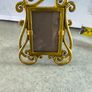 Picture Photo Frame Gold-tone Metal 7 x 4.5 cm. Image 5