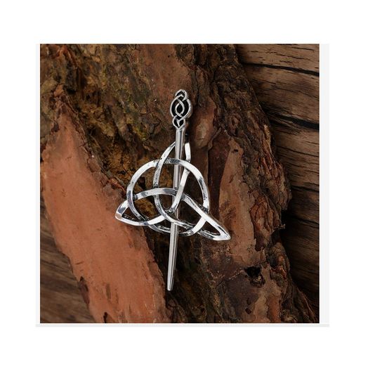 Lovely Accessory with Irish Knot Design - nice gift + ideal for hats, coats, scarves, cardigans, etc + matching earrings, necklaces & more available