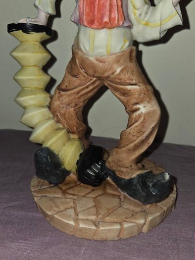 Vintage Japanese made ceramic Clown statue