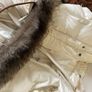 Coach Padded Coat ( cream ) with hood and fur trim ( which can be removed) Size S Image 10