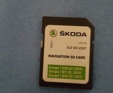 Genuine Skoda Amundsen 2nd Gen Sat Navigation Sd Card 5l0051236t
