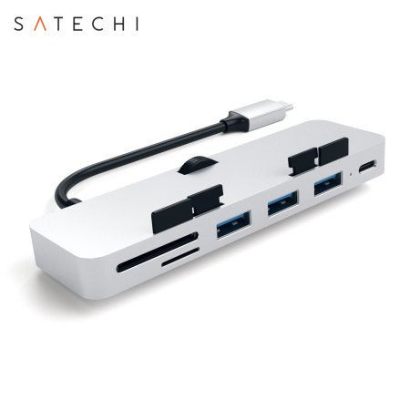 Satechi USB-C Clamp Hub Pro Type C for Apple iMac / iMac Pro USB 3.0 Micro SD