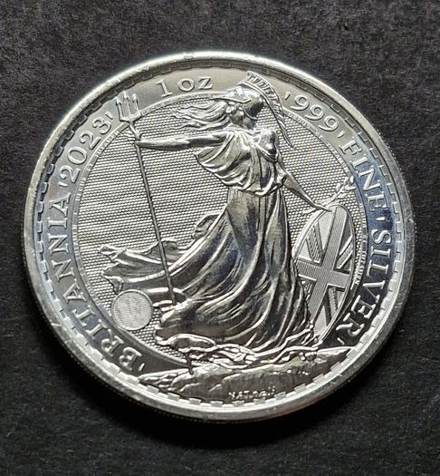 1 oz Silver Britannia 2023 .999 Charles coin