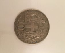 1968-1973 Greek 10 drachmai