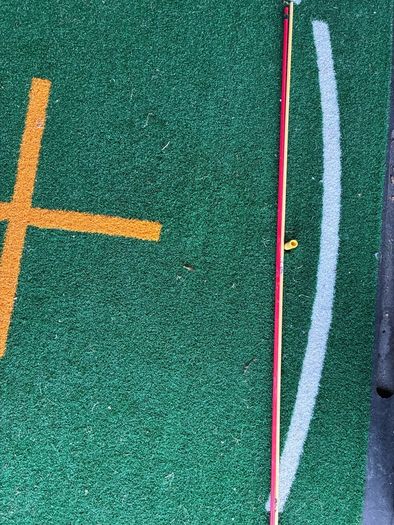 Golf hitting mat with rubber base
