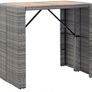 Garden Furniture Set 4  high chairs and a table Image 4