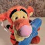 Vintage Disney Store Tigger photo frame plush teddy winnie the pooh Image 9
