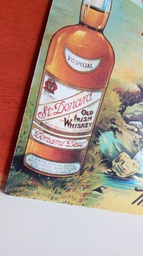 Donard Dew Reproduction Irish whiskey Advert Poster Ireland