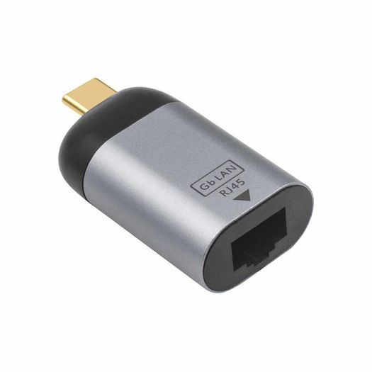 USB-C Compact External Gigabit (1000Mbps) Ethernet/Network Card Adapter Gold-Plated/Aluminum-Alloy Adapter (Brand New/Warranty)