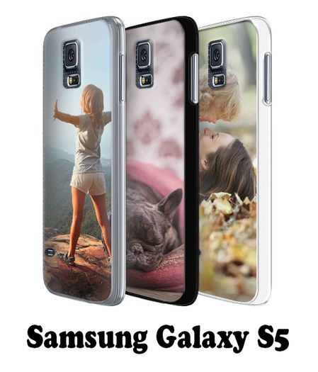 Samsung Galaxy S5 - Personalised soft case Black, white or transparent
