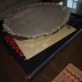 Antique Solid Silver Tray on Bracket Pod Feet. Image 2