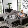 Luxury couch beautiful design corner sofa bed GRAYS Image 9