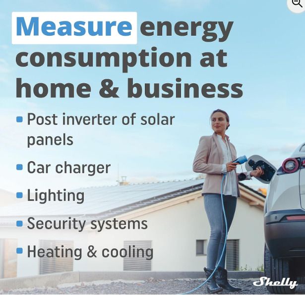 Shelly 3EM | WiFi 3 Channel Smart Energy Meter With Contractor Control
