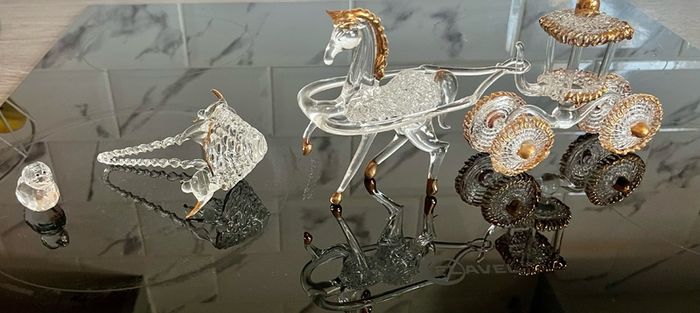 Hand blown Italian crystal