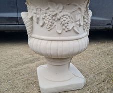 Concrete flower pots