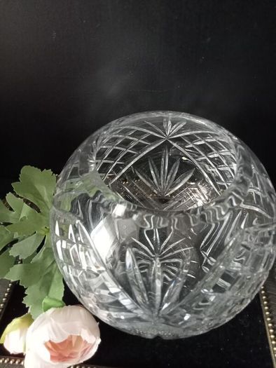 High quality 24%lead crystal Rose Bowl