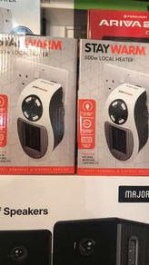 500w Plugin Local Ceramic Fan Heater