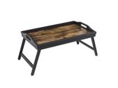 Laptop tray Bed Tray with Folding Legs in Bamboo
