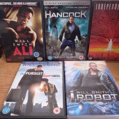 Will Smith Dvd Collection Bundle Ali Independence Day I,robot Etc