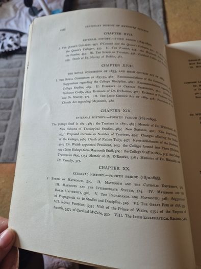 Unique Find. Maynooth College: its Centenary History, 1795-1895. John Healy. 1895.