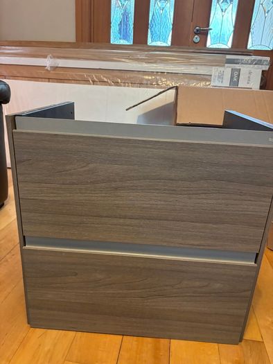 Roca Ona Bathroom vanity unit Dark Elm colour
