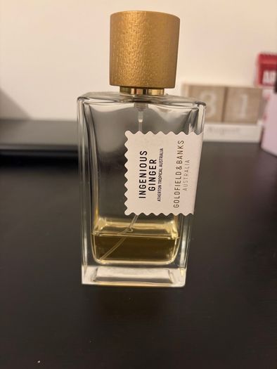 Goldfield and Banks Ingenious Ginger 100ml around 25 percent full