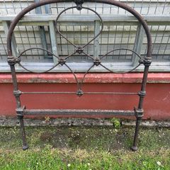 Antique Cast & Wrought Iron Single Bed Frame Open to Offers