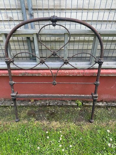 Antique Cast & Wrought Iron Single Bed Frame Open to Offers