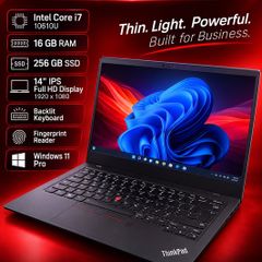 Lenovo ThinkPad X1 Carbon Gen 8 | Premium Business Laptop | Intel Core i7 10th Gen | 16GB RAM | 256GB SSD | Full HD