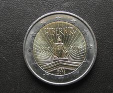 2016 Ireland UNC 2 Euro coin "Easter Rising 100 Years Anniversary"