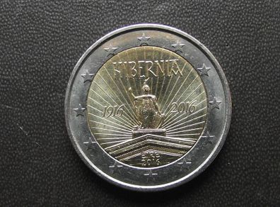 2016 Ireland UNC 2 Euro coin "Easter Rising 100 Years Anniversary"
