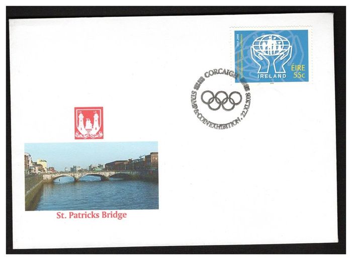 2008 Ireland Cork Philatelic Society Cover with show cancel
