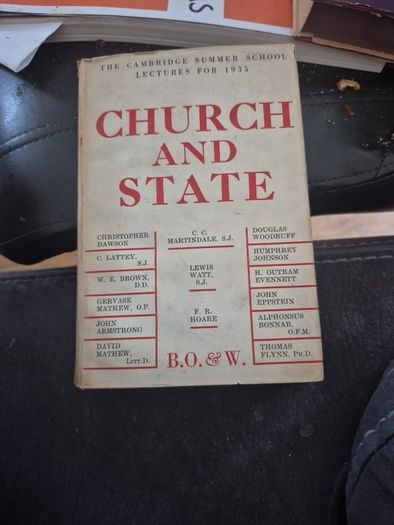 church and state Cambridge summer school