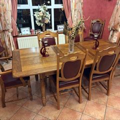 Dining table and chairs