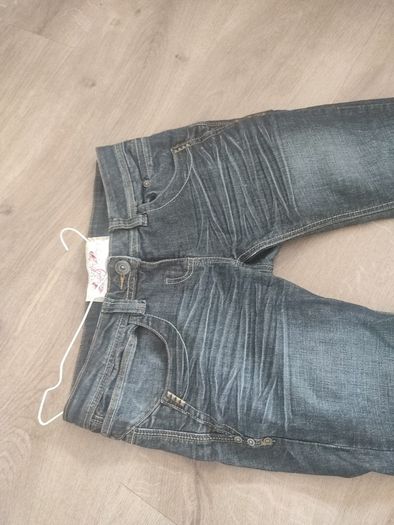 Vintage dark navy low slung jeans