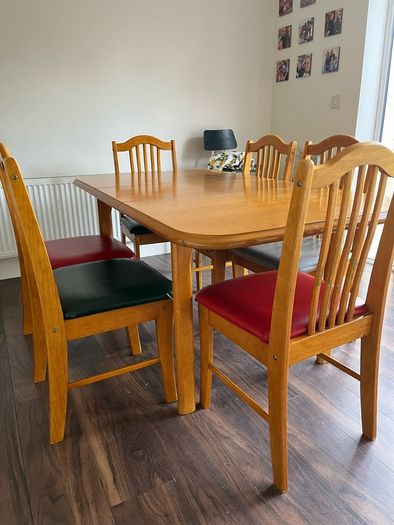 table and chairs