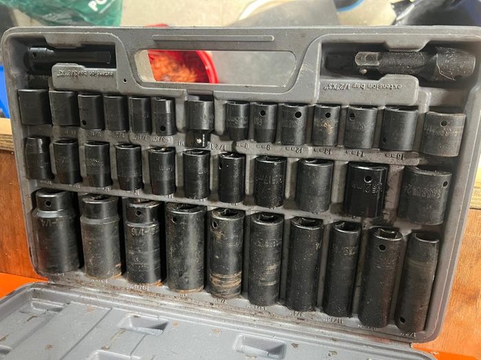 Impact socket set