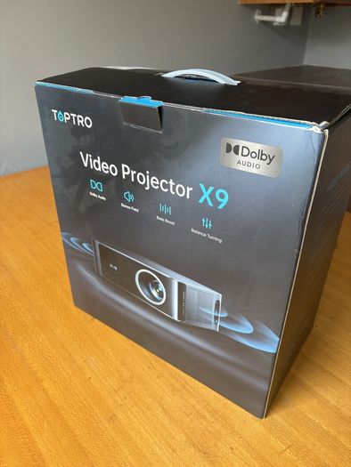 TOPTRO X9 Smart HD Projector 2200 ANSI 40W Speakers Auto Focus